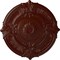 Ekena Millwork Attica Ceiling Medallion (Fits Canopies up to 3 3/4"), 39 1/2"OD x 2 1/2"P, Brushed Mahogany CM39ATBMF - alternate 1